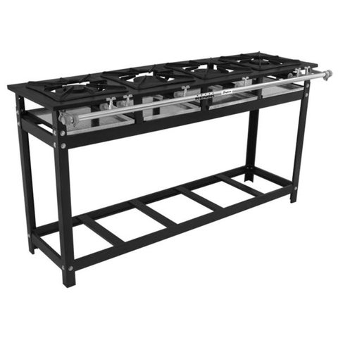Fogão Industrial P7 4 Bocas Linha Baixa Pressão 4QD - MetalFour