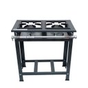 Ver imagem 1 de Fogão Industrial P5 2 Bocas Baixa Pressão 2QS - MetalFour