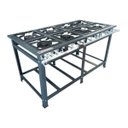 Ver imagem 1 de Fogão Industrial P7 8 Bocas Baixa Pressão 4QS 4QD - Metalfour