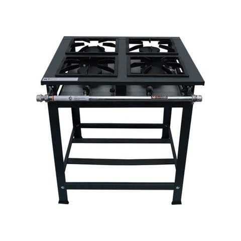 Fogão Industrial 4 Bocas 30x30 Alta Pressão P7 Lux - MetalFour