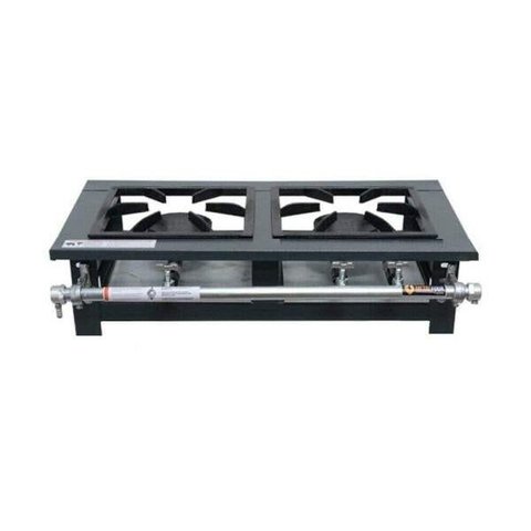 Fogão Industrial P5 Mesa 2 Bocas Baixa Pressão 2Q Simples - Metalfour