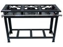 Ver imagem 1 de Fogão Industrial P5 3 Bocas Baixa Pressão 1QS 2QD - MetalFour
