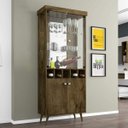 Ver imagem 2 de Cristaleira com Porta Garrafas e 4 Portas Monza II Móveis Bechara