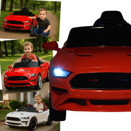 Carro Elétrico Importway Mustang 6v Vermelho Controle Remoto - 4