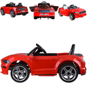 Ver imagem 3 de Carro Elétrico Importway Mustang 6v Vermelho Controle Remoto
