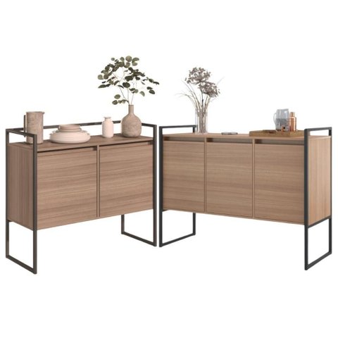 Conjunto Buffet Industrial 2 e 3 Portas Montana