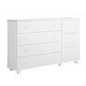 Cômoda Marfim 4 Gavetas Branco Acetinado - 2
