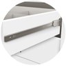 Cômoda Marfim 4 Gavetas Branco Acetinado - 6