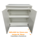 Ver imagem 5 de Armário Pequeno Multiuso Duas Portas Branco