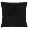 Capa de Almofada Pelúcia Preto 45x45cm - 1