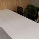 Ver imagem 4 de Mesa de Reunião 08 Lugares 3,00m X 1,10m com Tampo Bipartido 100% Mdf Escritório F5 Office Cor: