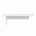 Ver imagem 7 de Mesa de Reunião 08 Lugares 3,00m X 1,10m com Tampo Bipartido 100% Mdf Escritório F5 Office Cor:
