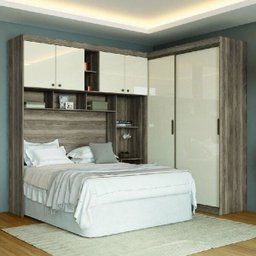 Quarto Completo Compacto Casal Paris Santos Andirá - 3