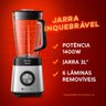 Liquidificador Philips Walita RI2244 Inox 1400W com 12 Velocidades - 10