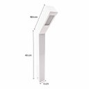 Ver imagem 2 de Poste Balizador de Jardim em Alumínio Branco P/ T40 Starlumen St3152