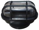 Ver imagem 1 de Arandela Luminária Oval Tartaruga Plastico Preto para Led