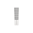 Ver imagem 1 de Armário Colmeia Mirela M37 100% Mdf (closet Lojas Roupeiro) Vetorial Móveis Branco