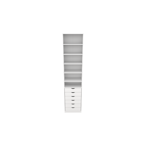 Armário Colmeia Mirela M37 100% Mdf (closet Lojas Roupeiro) Vetorial Móveis Branco