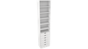 Ver imagem 4 de Armário Colmeia Mirela M37 100% Mdf (closet Lojas Roupeiro) Vetorial Móveis Branco