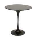 Ver imagem 1 de Mesa Lateral Saarinen 51 Cm Laqueada Laca Preta