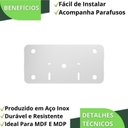 Ver imagem 4 de 10 Placas Reparo para Dobradiças Porta Armário 1 Lado F.rtg