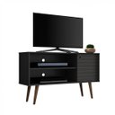 Ver imagem 3 de Rack para TV até 42 Polegadas 1 Porta Pés em Madeira Maciça Retrô Jade