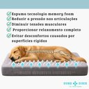 Ver imagem 4 de Cama Pet Ortopedica Cachorro Espuma Alivia Dores Articulares