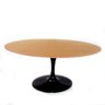 Mesa Saarinen Oval 198x122cm Madeira Base Preta Freijó - 1