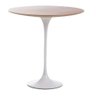 Mesa de Apoio Saarinen Altura 70cm Tampo 60cm MDF Imbuia Branco - 1