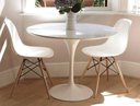 Ver imagem 2 de Mesa de Jantar Saarinen Redonda 100cm + Vidro Laca Branca
