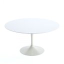 Ver imagem 1 de Mesa de Jantar Saarinen Redonda 100cm + Vidro Laca Branca
