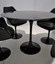 Ver imagem 2 de Mesa Saarinen Redonda 100cm + Vidro Laca Preta
