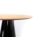 Ver imagem 3 de Mesa de Jantar Cone 100cm Base Preta Nogueira