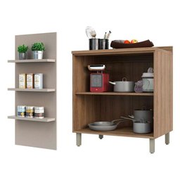 Gabinete Para Banheiro E Prateleira Suprema Com Graff - 6