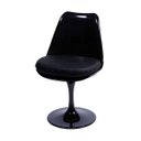 Ver imagem 1 de Cadeira Tulipa Saarinen Preta Assento Preto