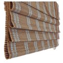 Ver imagem 3 de Persiana Bambu Romana Bege 120 (L) X 180 (A) cm Cortina Madeira Roman Shade c/ Bandô 1,20 x 1,80