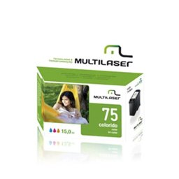 Cartucho Multilaser Co75x 75xl Compatível Impressora Photosmart C4280 - Colorido - 1