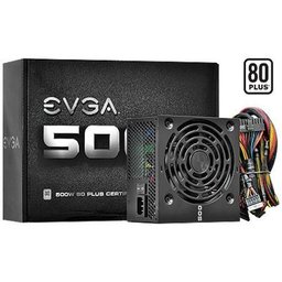 Fonte de Alimentação 100-W1-0500-KR EVGA 500W 80 Plus Black - 2