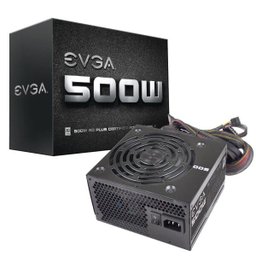 Fonte de Alimentação 100-W1-0500-KR EVGA 500W 80 Plus Black - 1