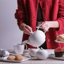 Ver imagem 3 de Conjunto Para Café de Porcelana Birds Branco 3 Peças Wolff