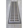 Ralo Linear Tipo Grelha Alumínio Fundido 15X100cm Escovado (com Tela Anti Inseto) - 5