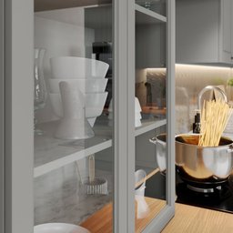 Cozinha Completa de Canto 14 Peças 20 Portas 7 Gavetas Americana Henn - 4