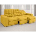 Ver imagem 2 de Sofá 3 Lugares Net Jobim Assento Retrátil e Reclinável 2,05m (L)