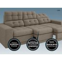 Ver imagem 5 de Sofá 3 Lugares Net Jobim Assento Retrátil e Reclinável 2,05m (L)