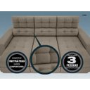 Ver imagem 6 de Sofá 3 Lugares Net Jobim Assento Retrátil e Reclinável 2,05m (L)