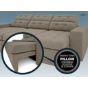 Ver imagem 7 de Sofá 3 Lugares Net Jobim Assento Retrátil e Reclinável 2,05m (L)