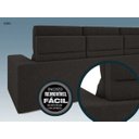 Ver mais imagens de Sofá 3 Lugares Net Jobim Assento Retrátil e Reclinável 2,05m (L)