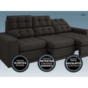 Ver imagem 5 de Sofá 3 Lugares Net Jobim Assento Retrátil e Reclinável 2,05m (L)