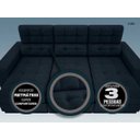 Ver imagem 6 de Sofá 3 Lugares Net Jobim Assento Retrátil e Reclinável 2,05m (L)