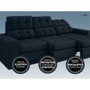 Ver imagem 5 de Sofá 3 Lugares Net Jobim Assento Retrátil e Reclinável 2,05m (L)